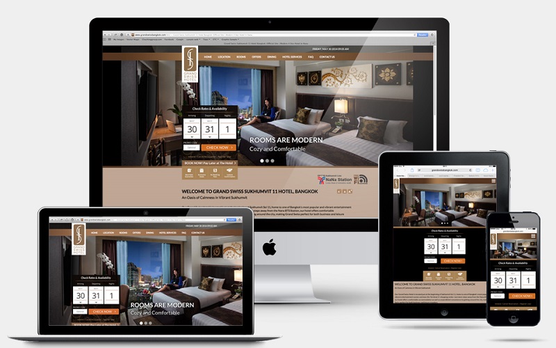 Thiết kế website khách sạn