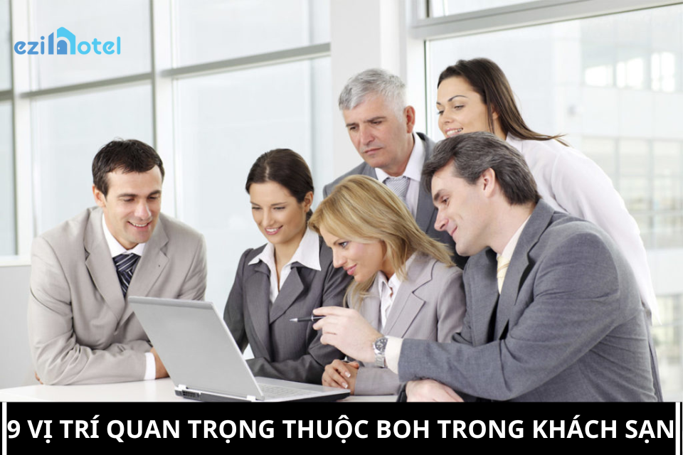 9 Vị trí thuộc BOH tại khách sạn